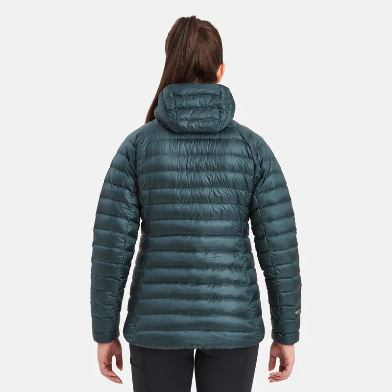 Montane Women's Anti-Freeze Hooded Down Jacket - Deep Forest-4